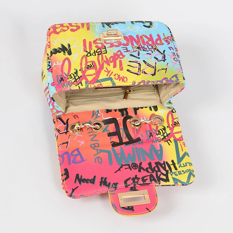 3AM Graffiti Clutch Purse