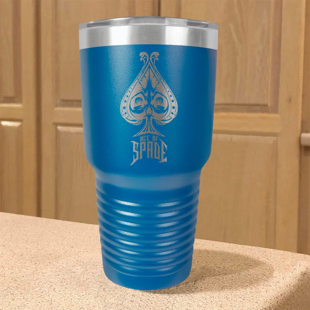 Ace Of Spade Stainless Steel Tumbler