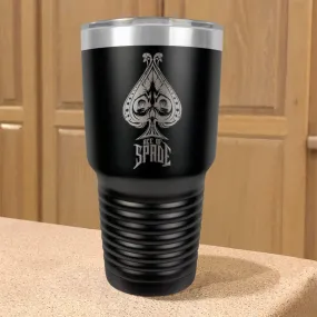 Ace Of Spade Stainless Steel Tumbler