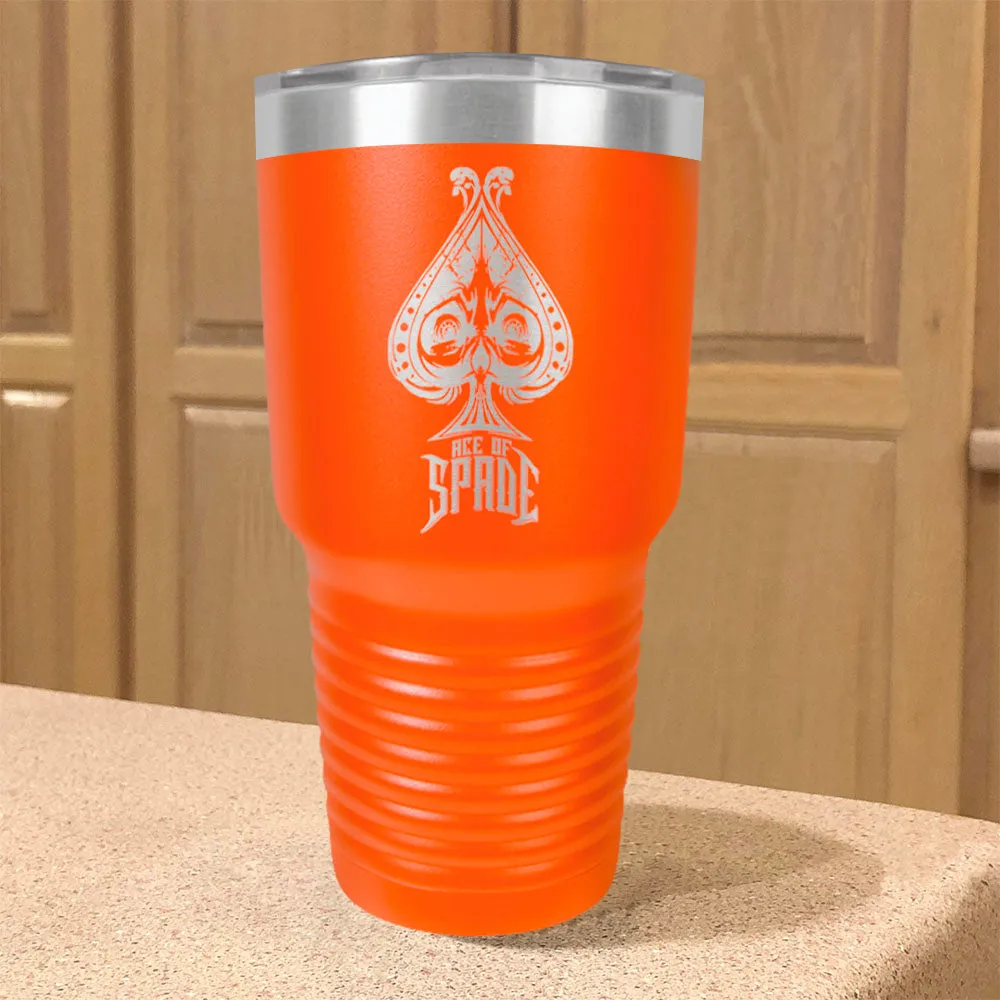 Ace Of Spade Stainless Steel Tumbler