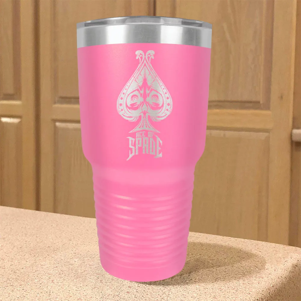 Ace Of Spade Stainless Steel Tumbler