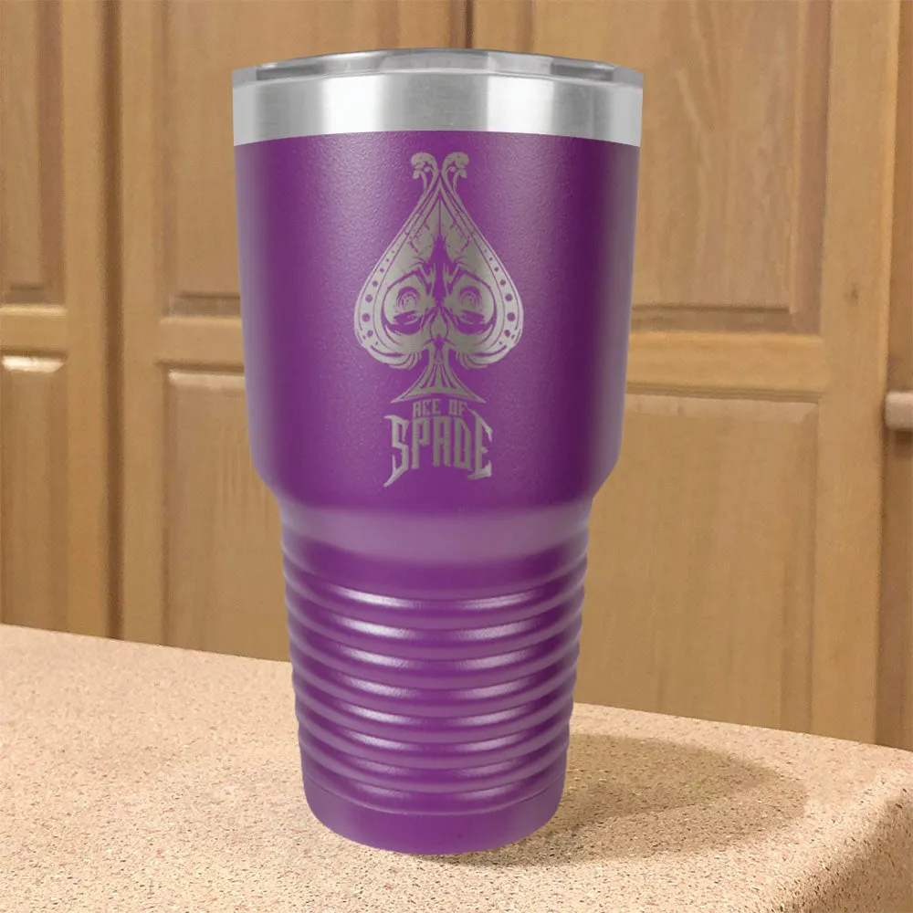 Ace Of Spade Stainless Steel Tumbler