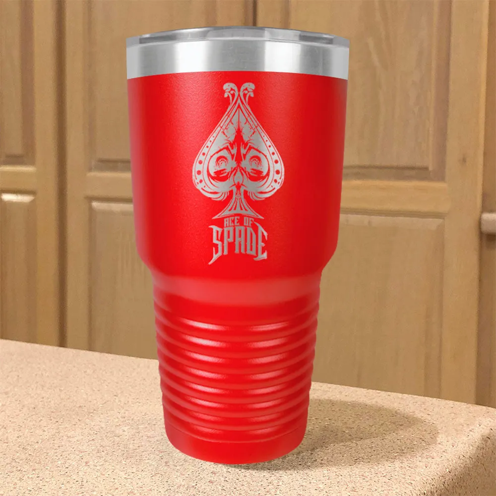 Ace Of Spade Stainless Steel Tumbler