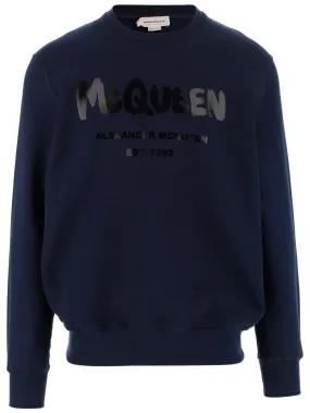 Alexander McQueen Logo Printed Crewneck Sweatshirt