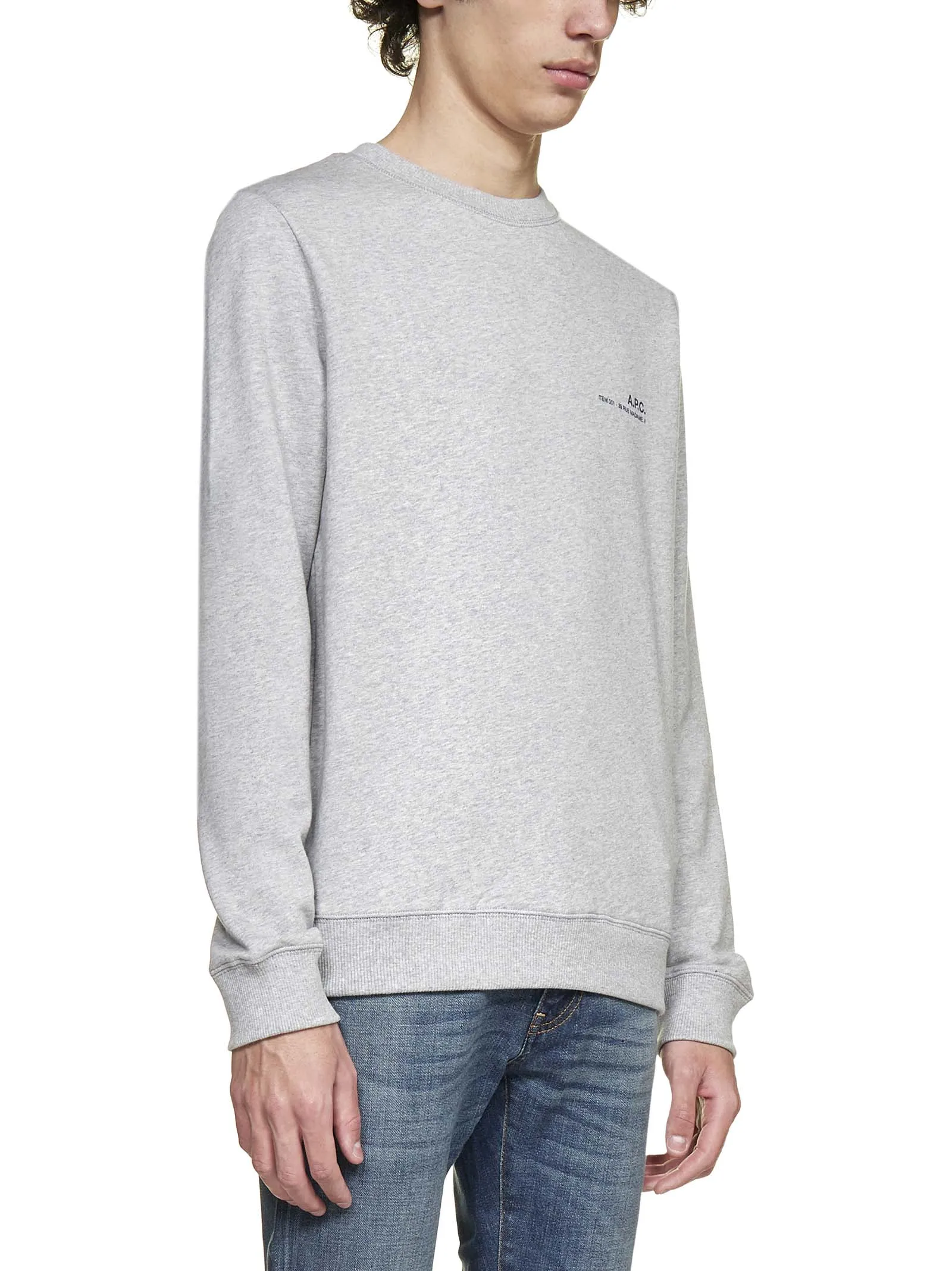 A.P.C. Logo Printed Crewneck Sweatshirt