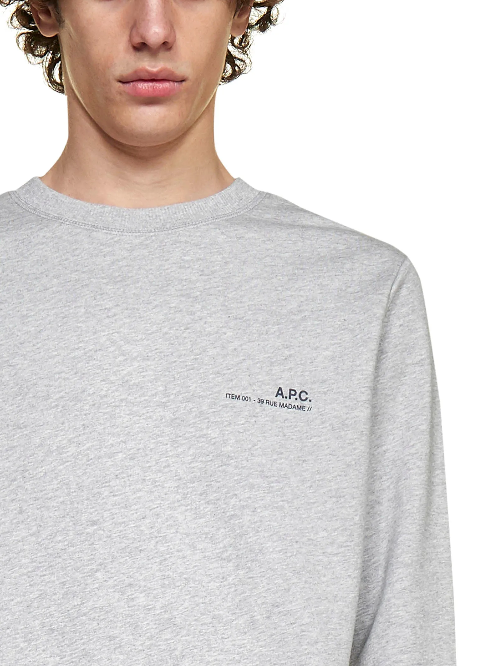 A.P.C. Logo Printed Crewneck Sweatshirt