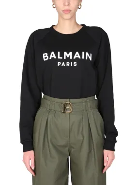 Balmain Logo Printed Sweatshirt