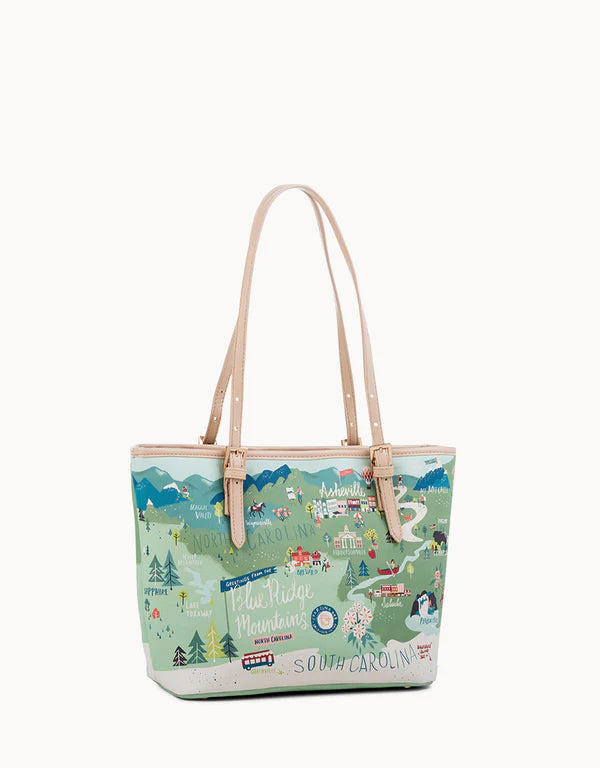 Blue Ridge Mountains Small Tote by Spartina 449