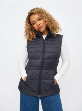 Buy Black Lightweight Padded Gilet L | Coats | Tu