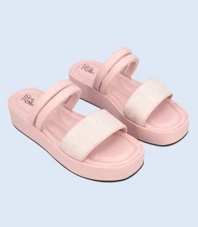 BW9637-PINK-Women Slipper