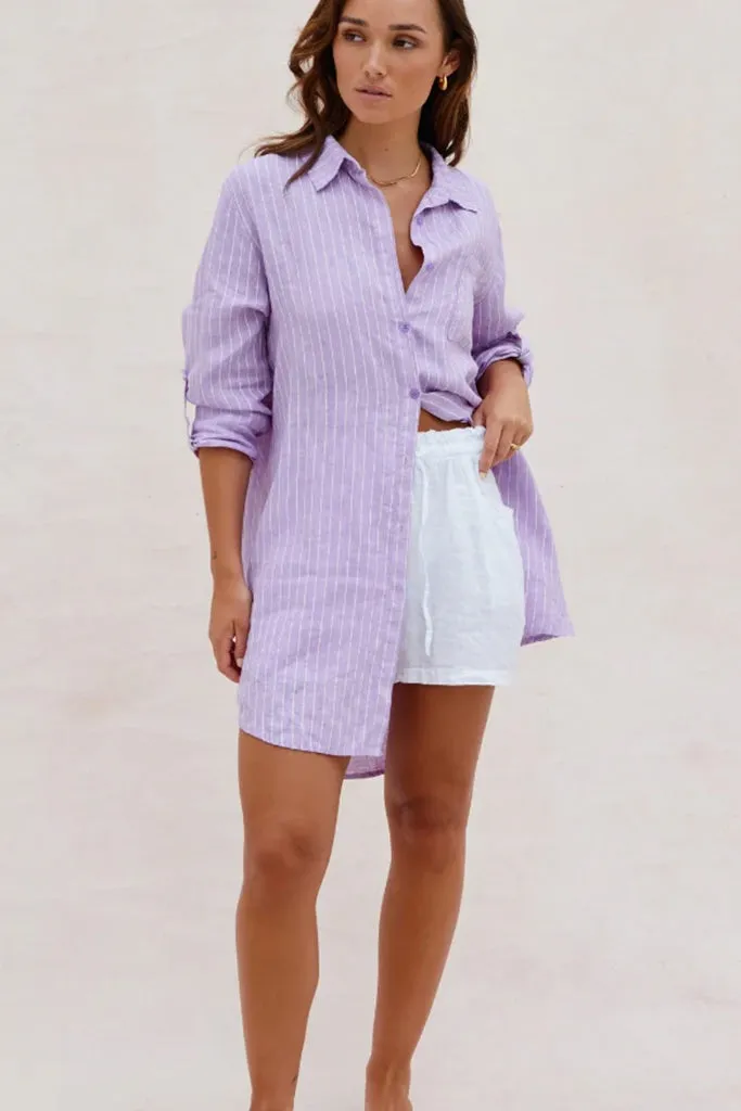 Charli - Provence Shirt - Lilac