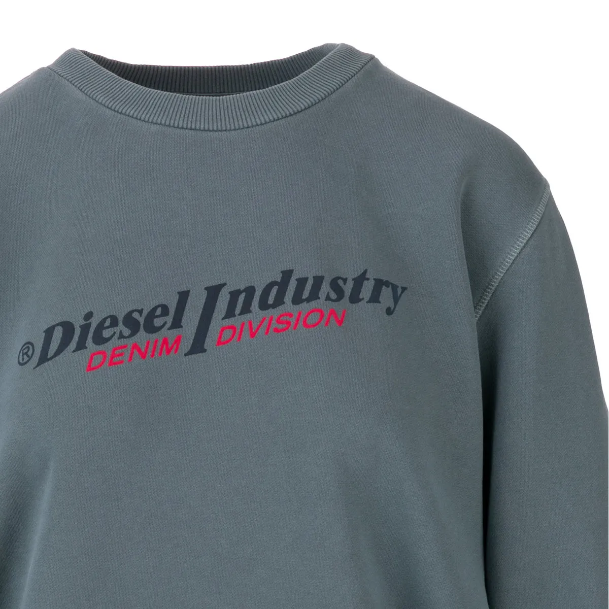 Diesel Logo Printed Crewneck Sweatshirt