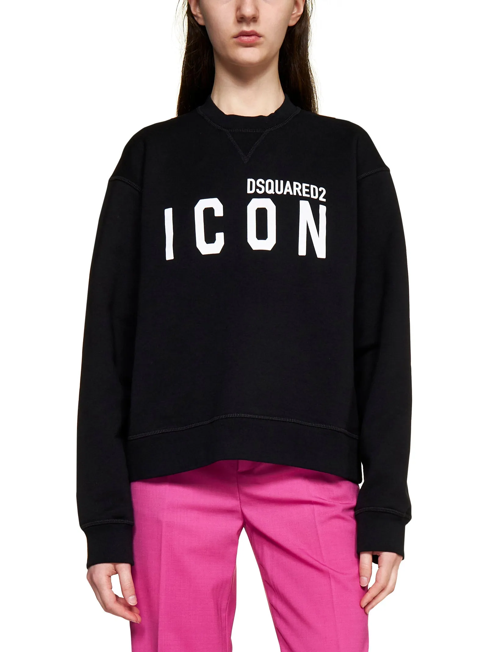 Dsquared2 Icon Printed Crewneck Sweatshirt