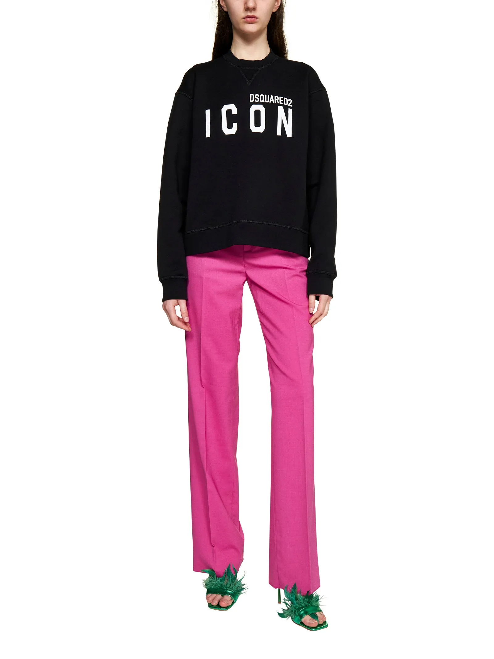 Dsquared2 Icon Printed Crewneck Sweatshirt