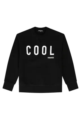 Dsquared2 Kids Slogan Printed Crewneck Sweatshirt