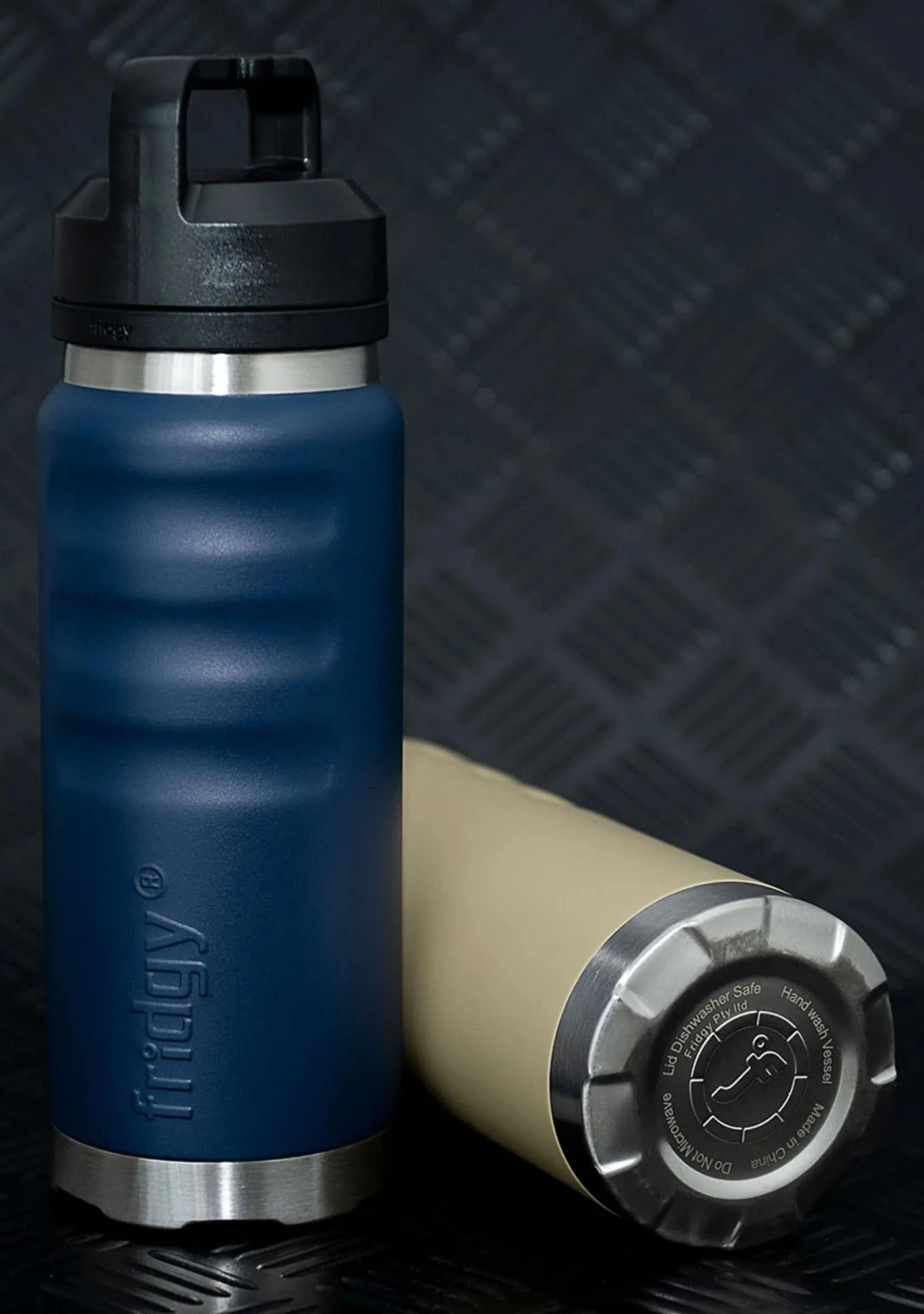 Fridgy 1080ml Grip Range Water Bottle Navy