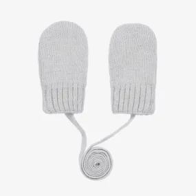 Grey Wool & Cashmere Mittens