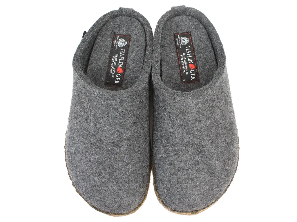 Haflinger Felt Slippers Emil Anthracite