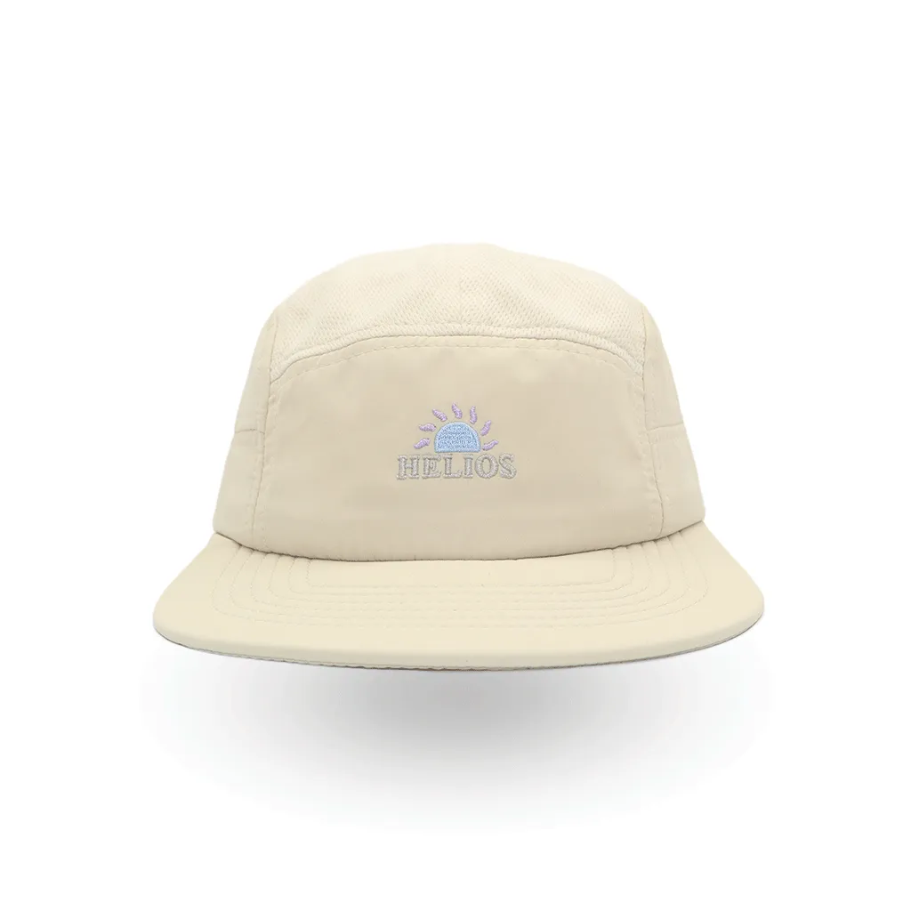 Helios Headwear Ultralight 7 Panel Soft Brim Cap - Tan