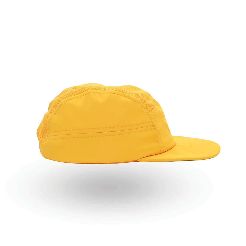 Helios Headwear Ultralight 7 Panel Soft Brim Cap - Yellow