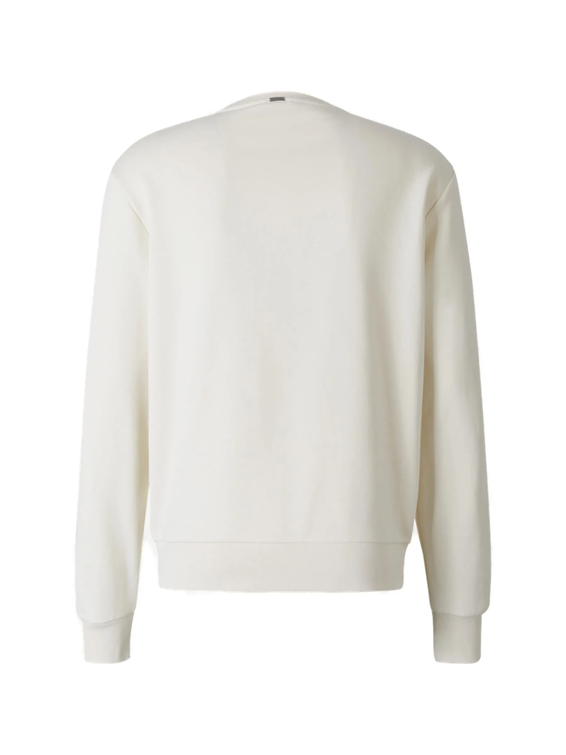 Herno Flocked Logo Crewneck Sweatshirt