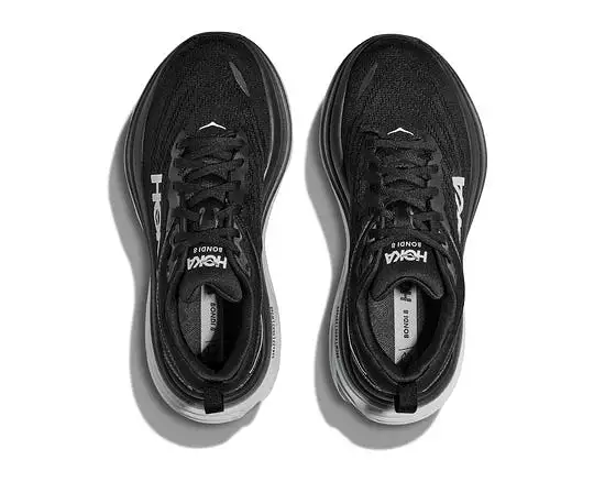 Hoka - Men's Bondi 8 Black/White BWHT 1123202