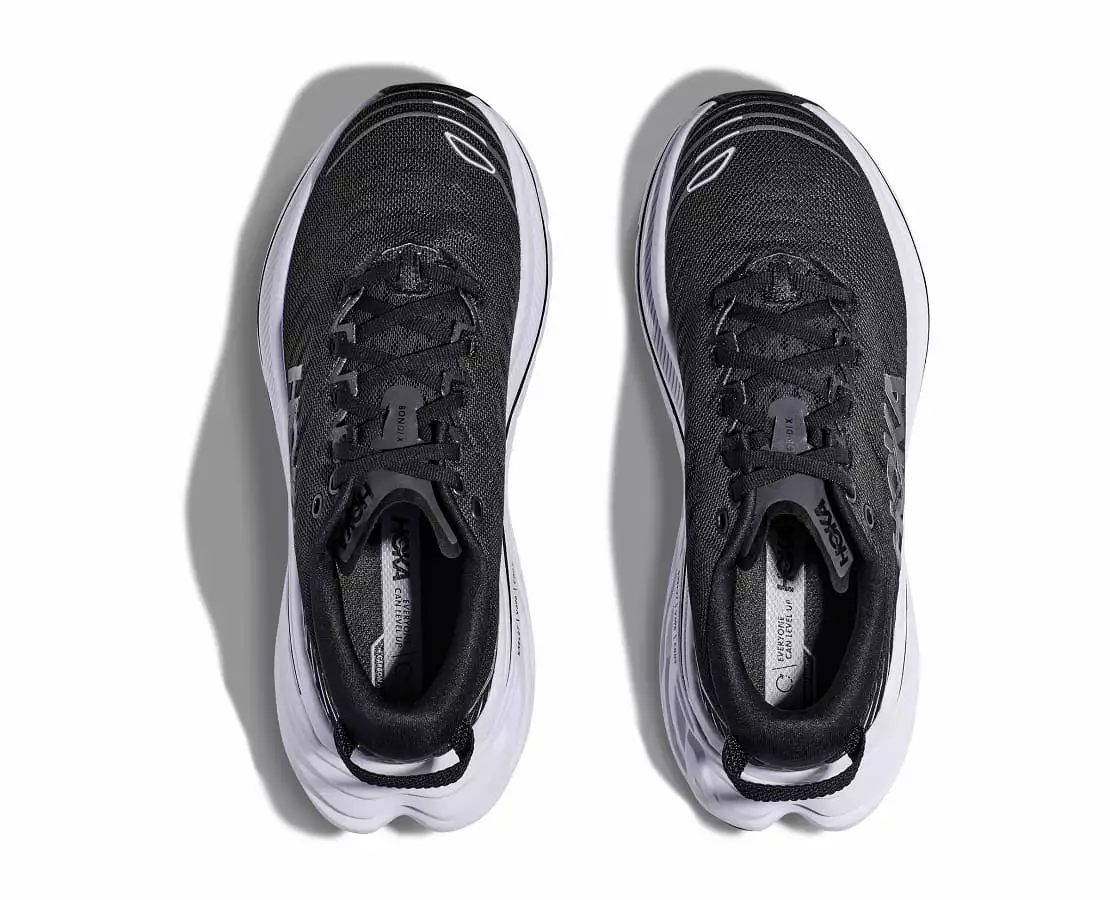 'HOKA' Men's Bondi X - Black / White