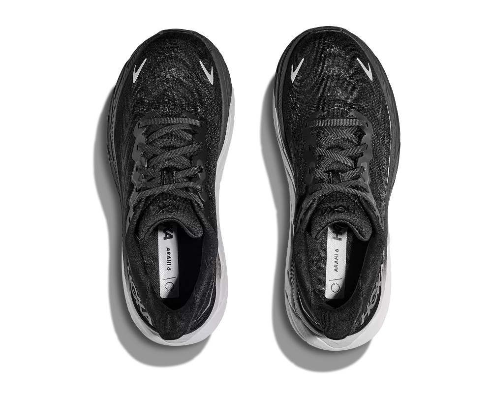 'HOKA' Women's Arahi 6 - Black / White