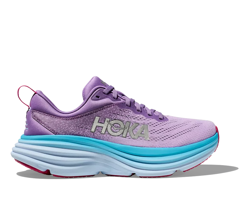 'HOKA' Women's Bondi 8 - Chalk Violet / Pastel Lilac