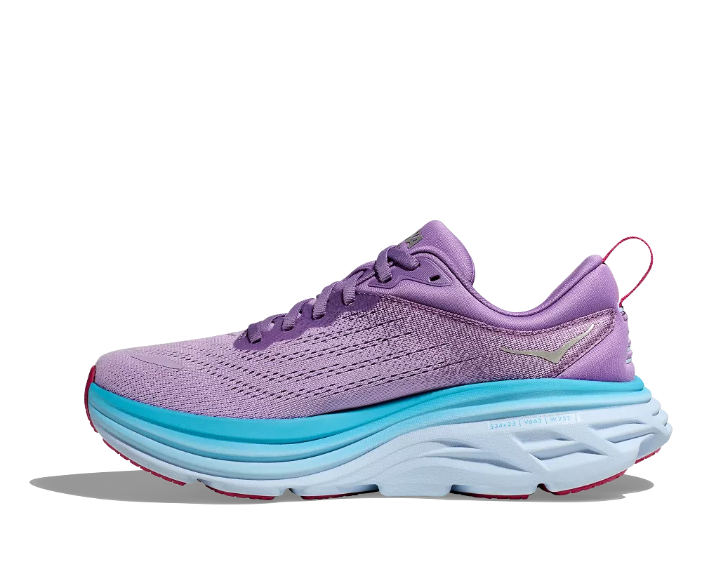 'HOKA' Women's Bondi 8 - Chalk Violet / Pastel Lilac