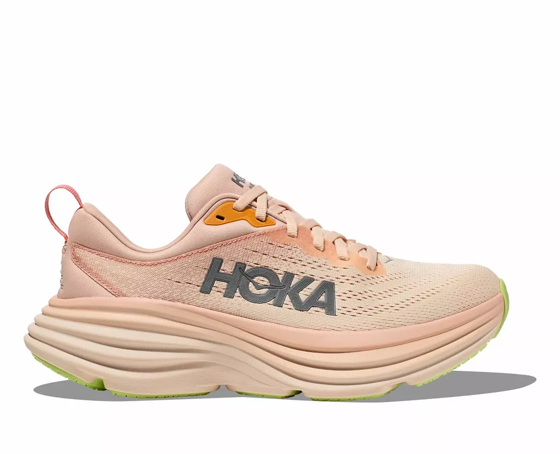 'HOKA' Women's Bondi 8 - Cream / Vanilla