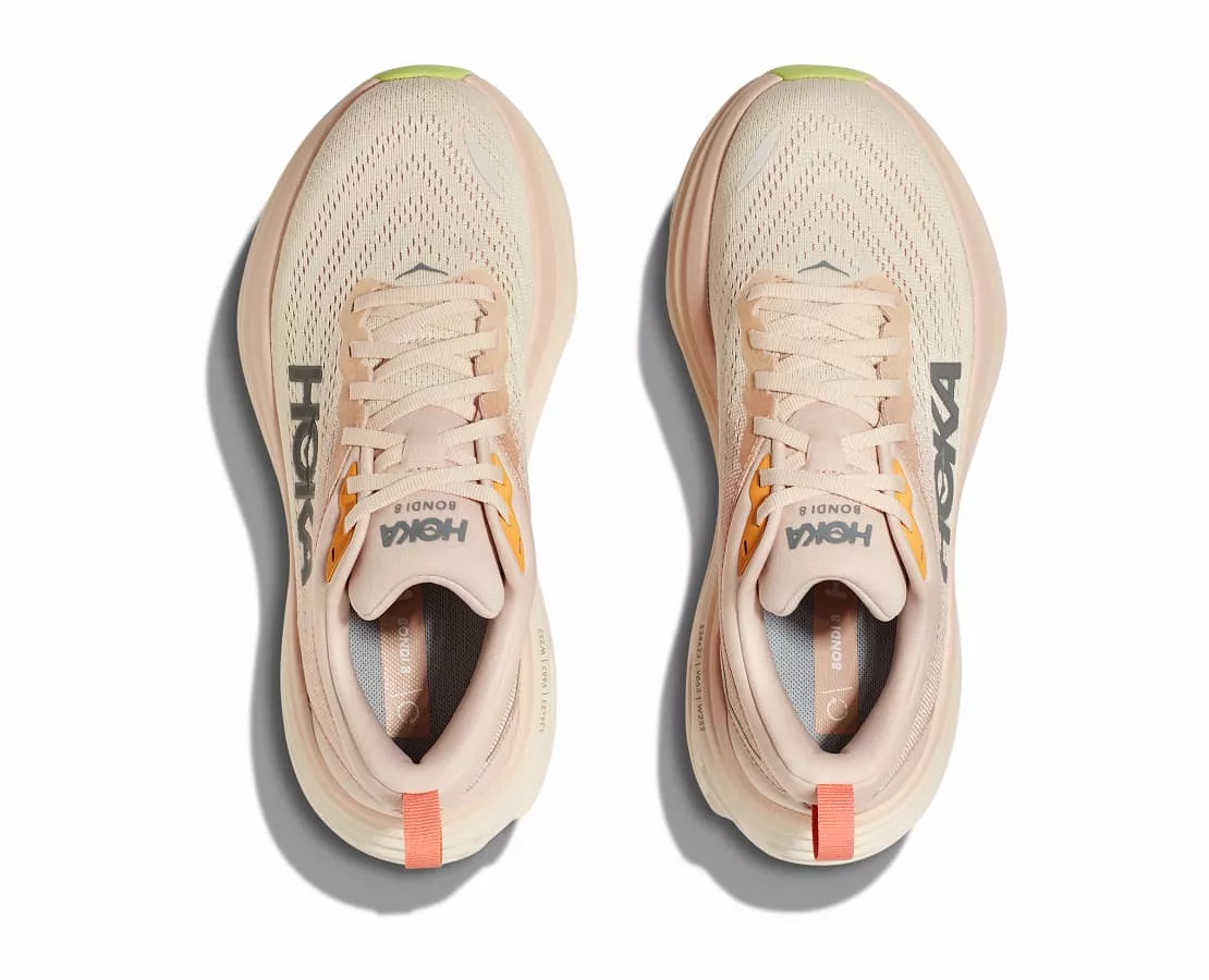 'HOKA' Women's Bondi 8 - Cream / Vanilla