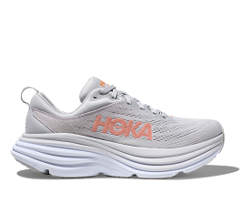 'HOKA' Women's Bondi 8 - Harbor Mist / Lunar Rock (Wide)