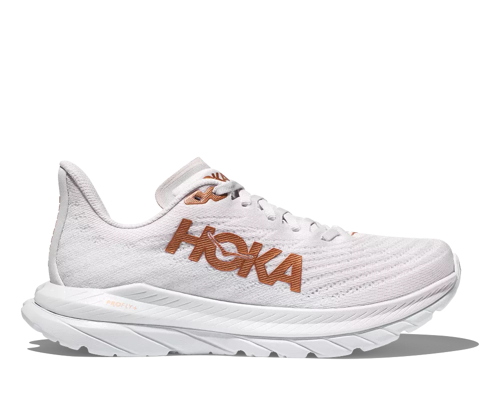 'HOKA' Women's Mach 5 - White / Copper