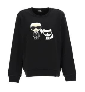 Karl Lagerfeld Ikonik Karl And Choupette Sweatshirt