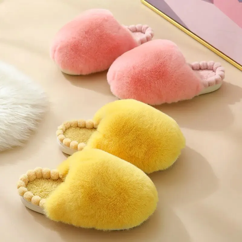 Kawaii Ball Plush Furry Homewear Slippers ME19