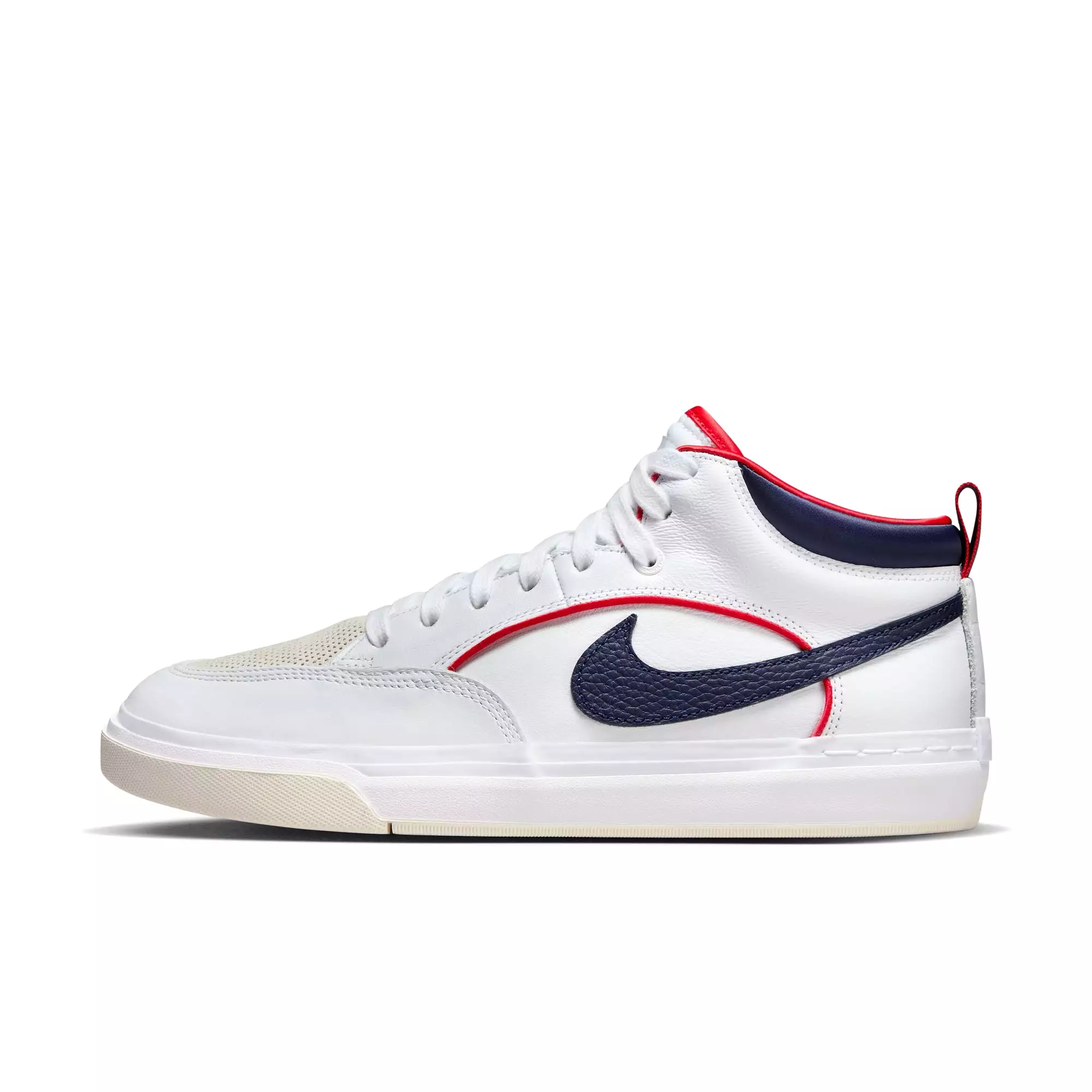 LEO REACT PREMIUM WHITE / MIDNIGHT NAVY / UNIVERSITY RED