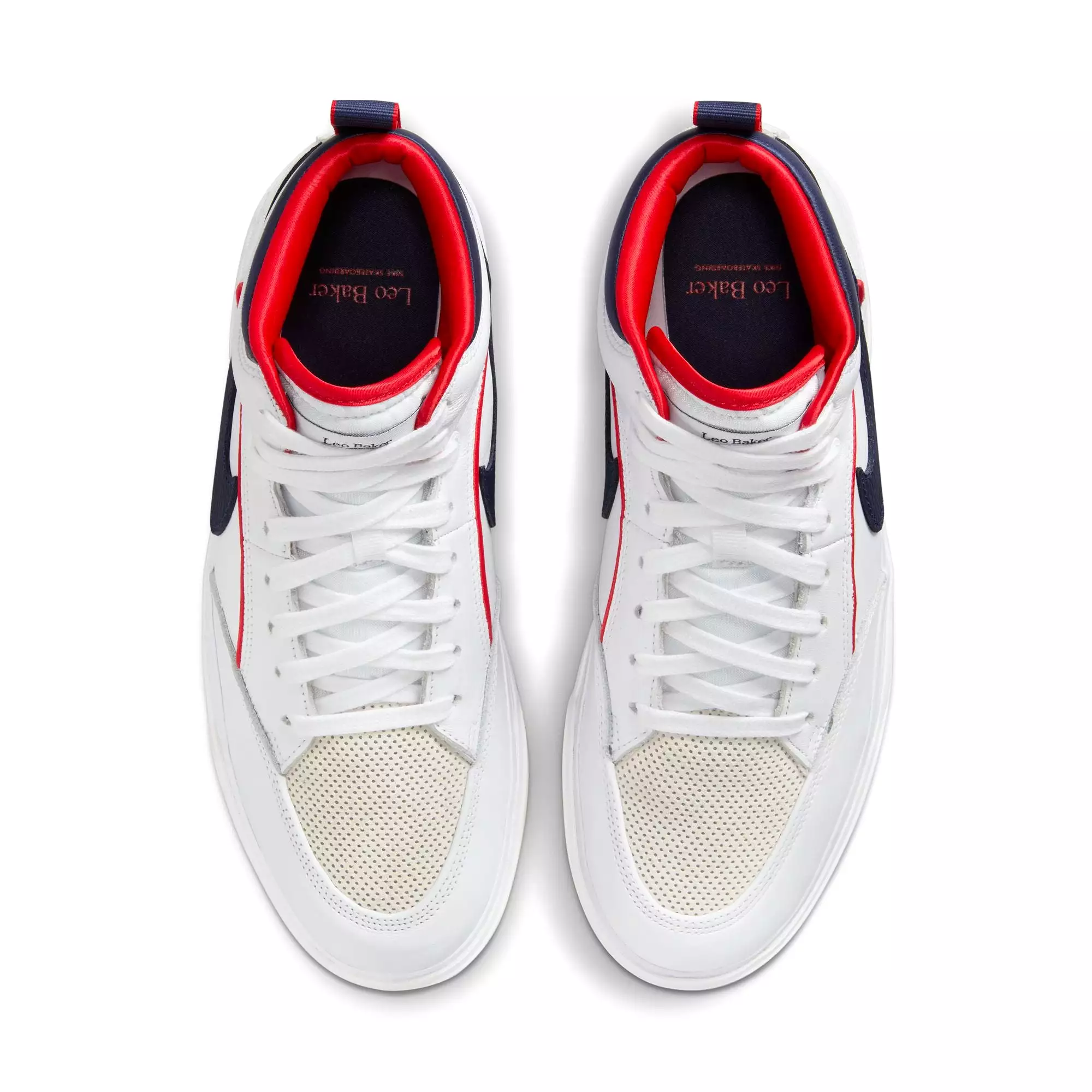 LEO REACT PREMIUM WHITE / MIDNIGHT NAVY / UNIVERSITY RED