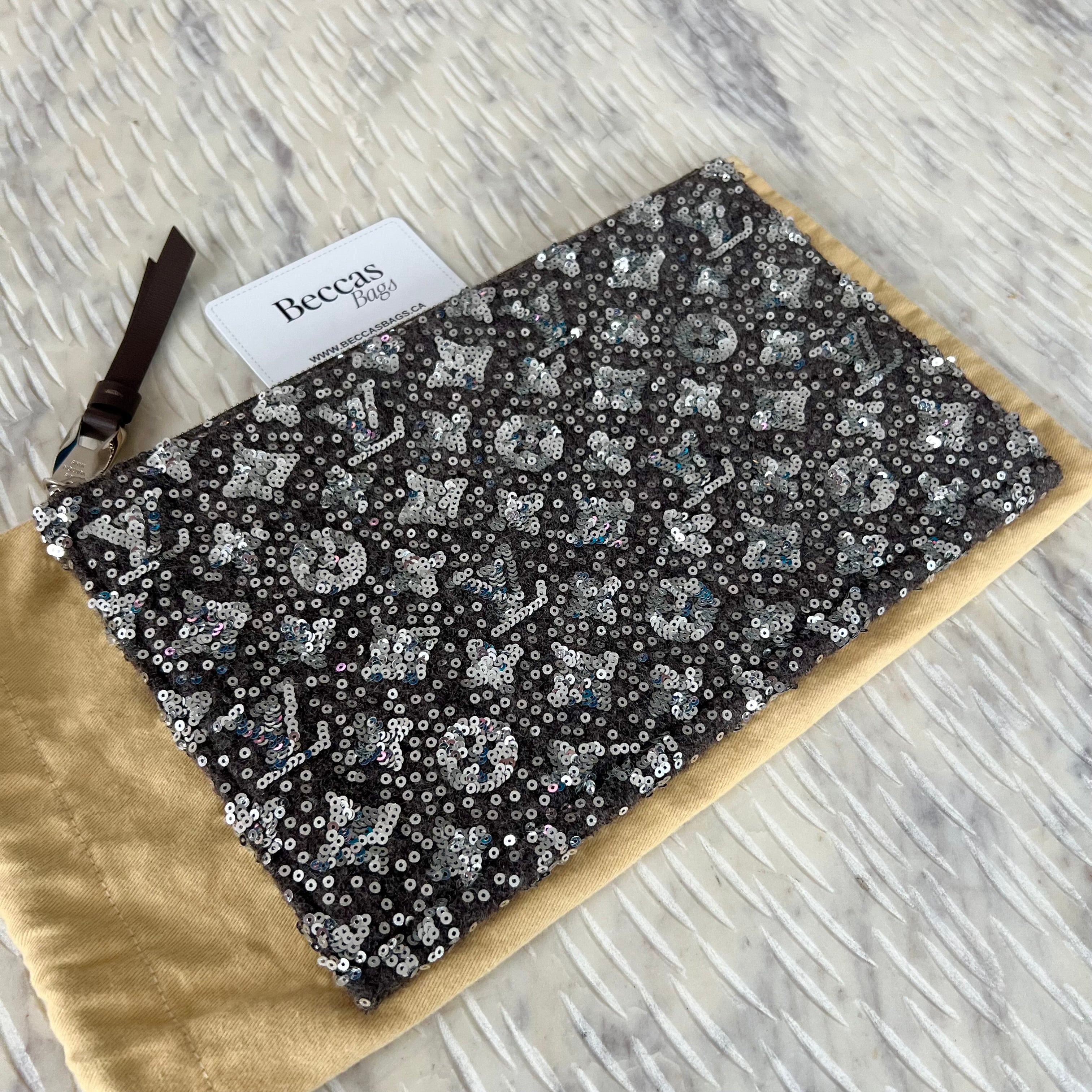 Louis Vuitton Sequin Monogram Clutch