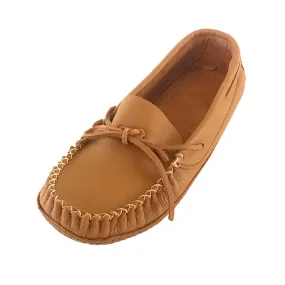 Men's Wide Width Soft Sole Leather Moccasins