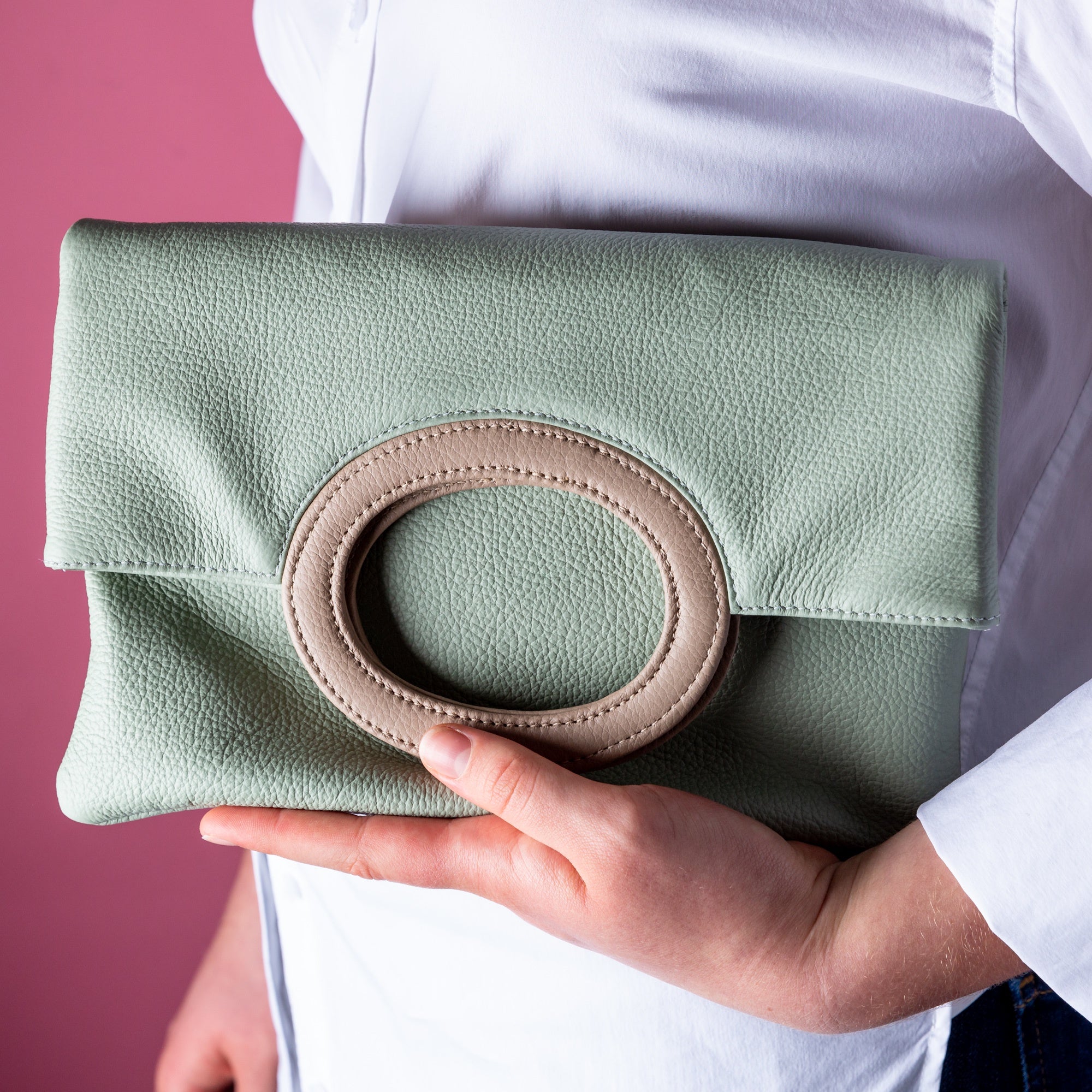 Mint Three Way Clutch