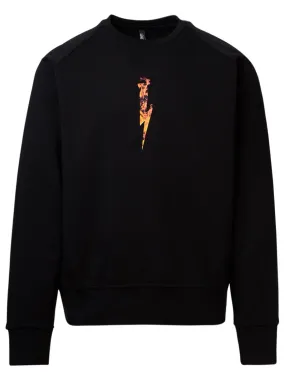 Neil Barett Flame Print Sweatshirt