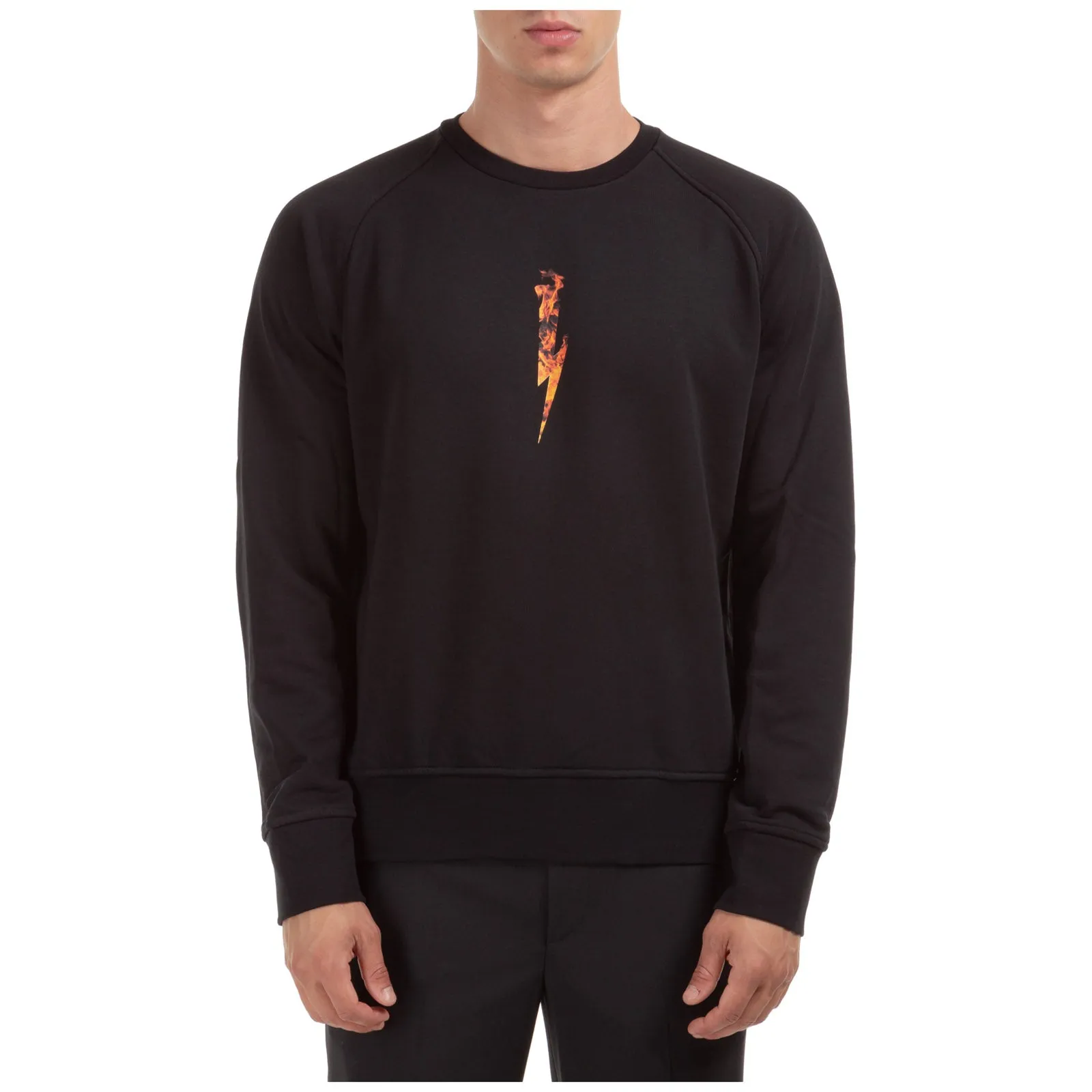 Neil Barett Flame Print Sweatshirt