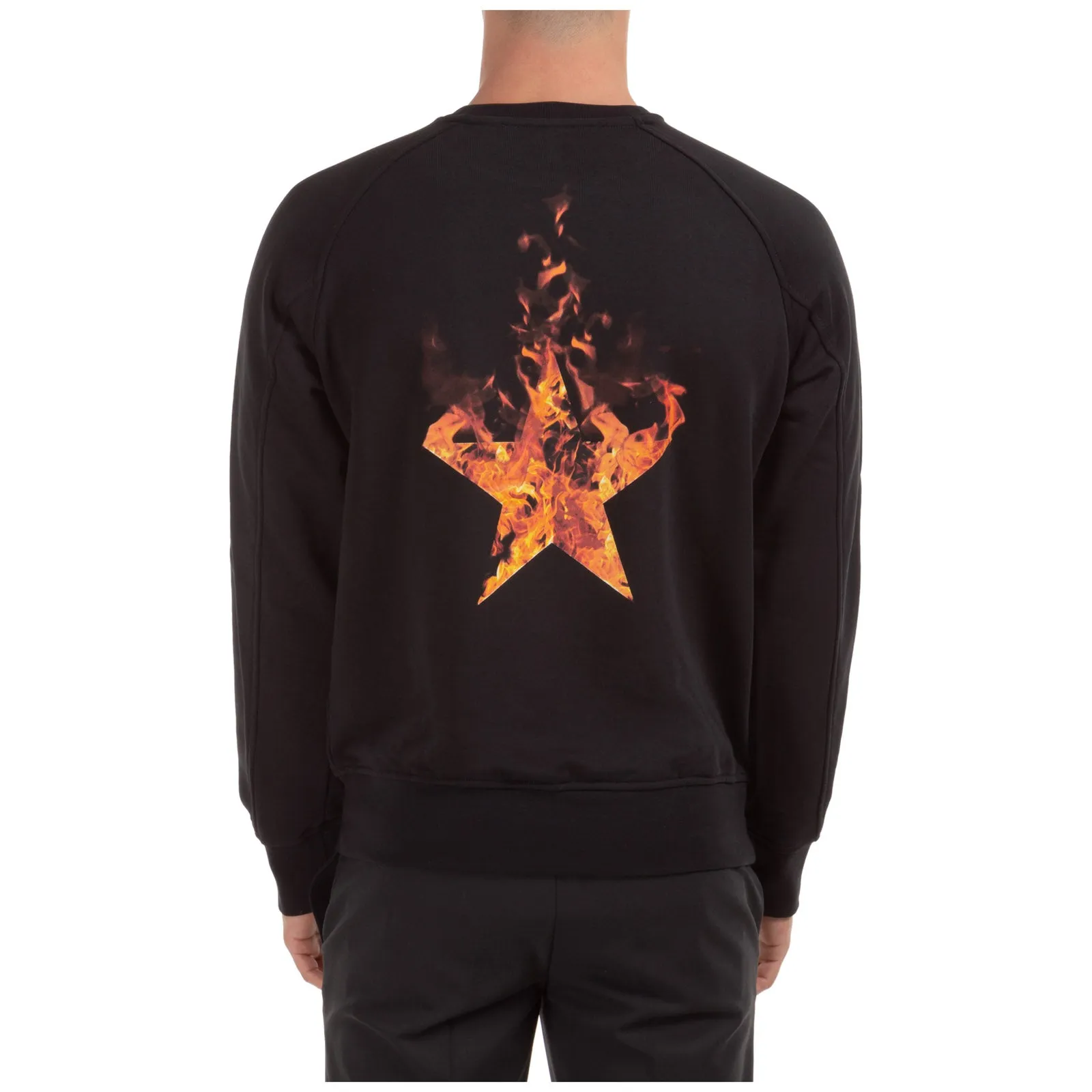 Neil Barett Flame Print Sweatshirt