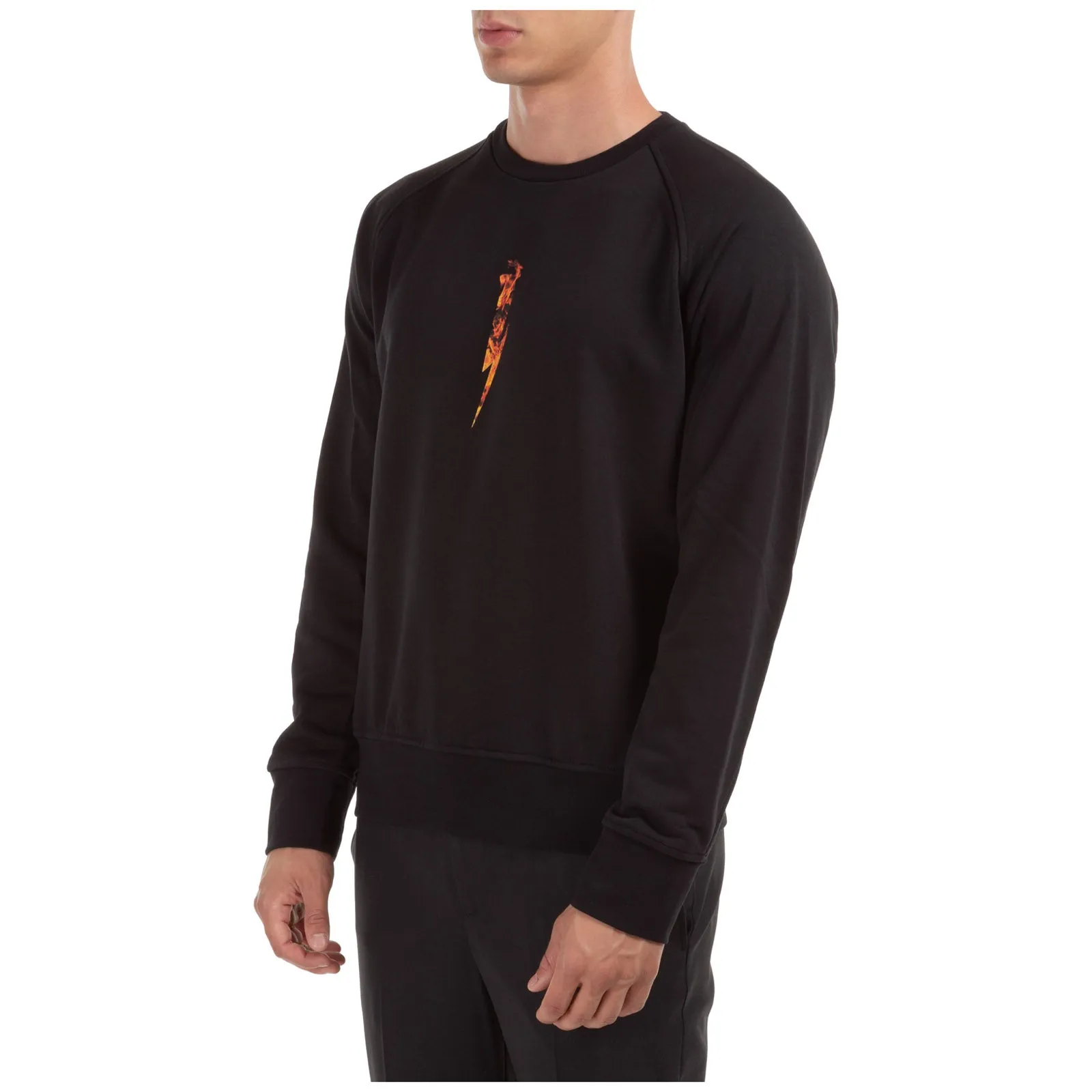 Neil Barett Flame Print Sweatshirt