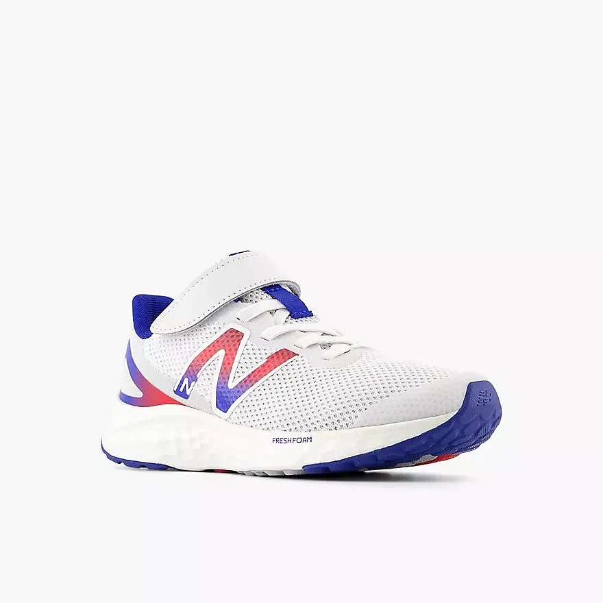 NEW BALANCE KIDS ARISHI V4 SILVER/BLUE SHOES