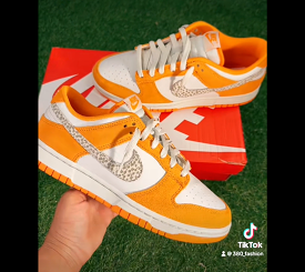 Nike Dunk Low Safari Swoosh “Kumquat”