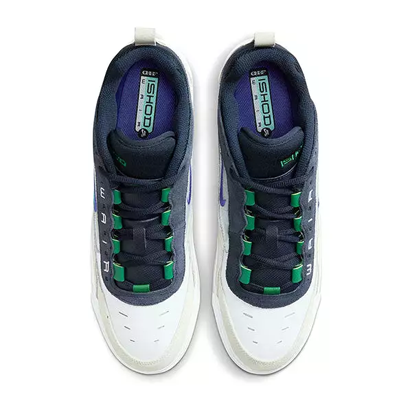 Nike SB Air Max Ishod White/Persian Violet/Obsidian/Pine Green