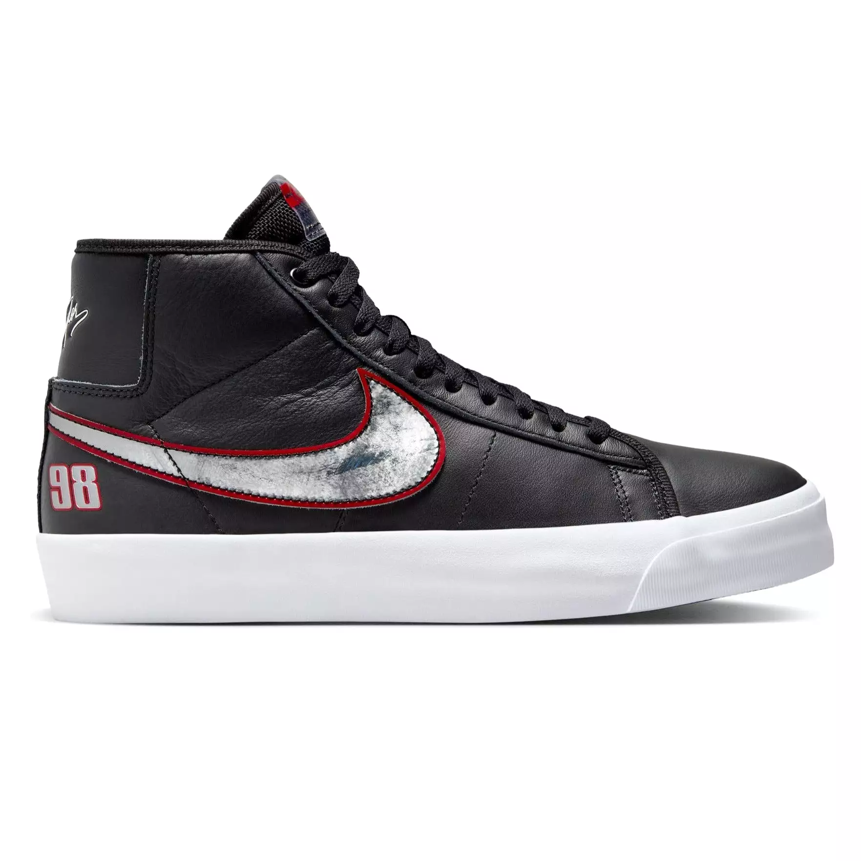 Nike SB Zoom Blazer Pro Mid GT Black/Metallic Silver