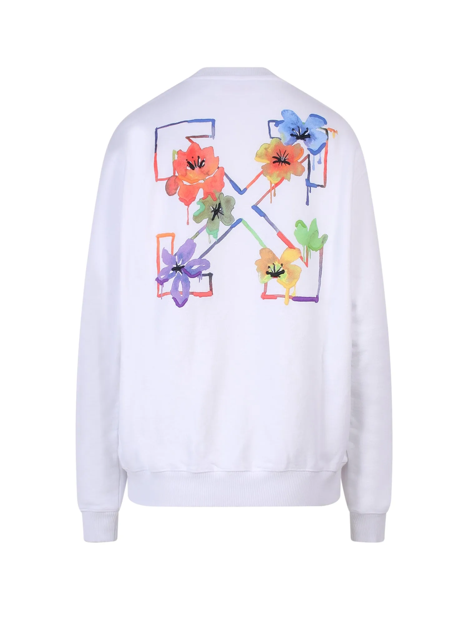 Off-White Arrows Printed Crewneck Sweatshirt